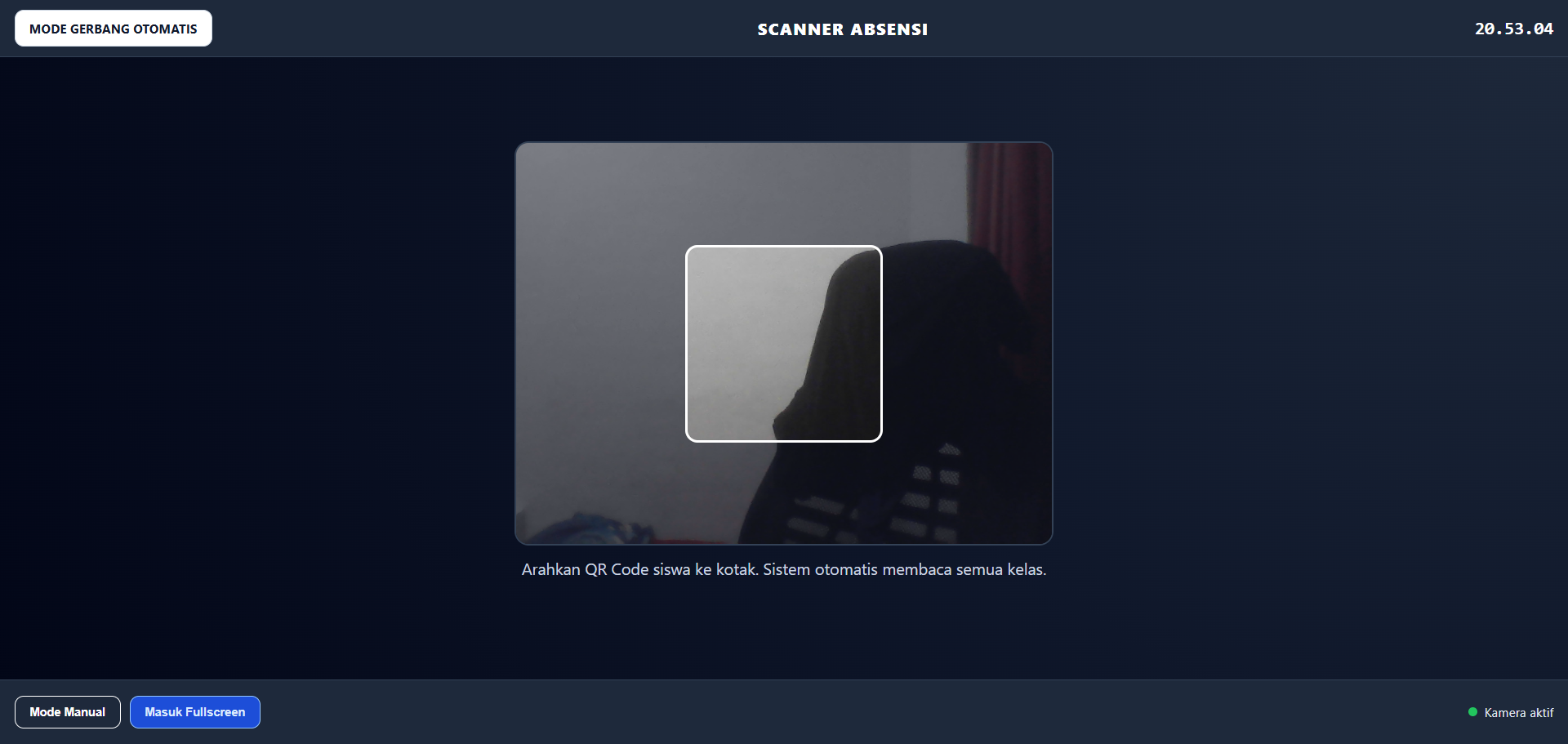 Website Sistem Absensi Sekolah Berbasis Scan QR